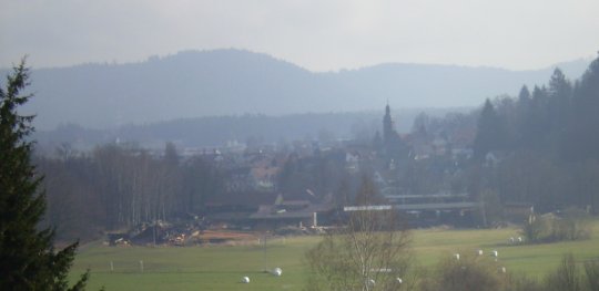 Blick zurück auf Mitwitz